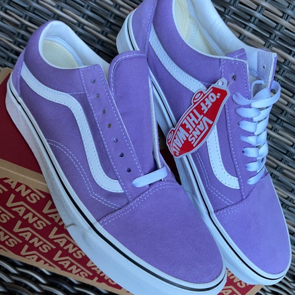 Vans Old Skool Chalk Violet/True White MENS - Picture 9 of 16